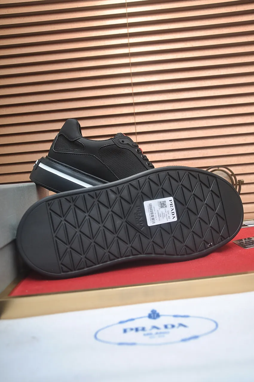 Men's shoes 💰580💶【PRADA】Top original, new season, high quality original goods, top imported calfskin with original imported glue, imported cowhide inside with original cowhide feet, original outsole! Quality guaranteed! Code 38-45 (45 customized)